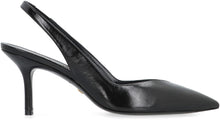 Load image into Gallery viewer, Eva 75 Leather slingback pumps
