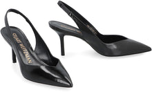 Load image into Gallery viewer, Eva 75 Leather slingback pumps
