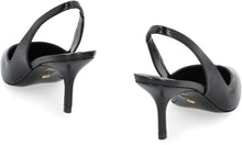 Load image into Gallery viewer, Eva 75 Leather slingback pumps

