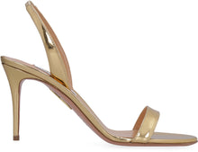 Load image into Gallery viewer, Metallic leather sandals
