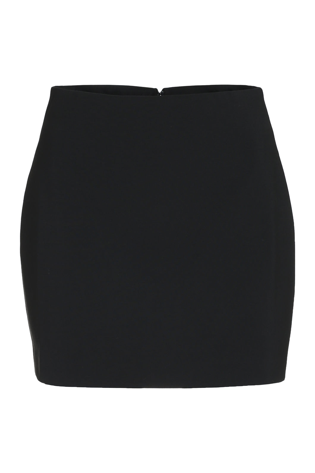 Crepe mini skirt