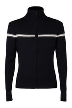 Load image into Gallery viewer, High collar zipped cardigan
