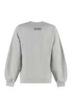 Load image into Gallery viewer, Embroidered logo crew-neck sweatshirt
