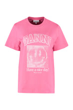 Load image into Gallery viewer, Smiley cotton t-shirt
