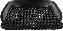 Load image into Gallery viewer, Bios Knots Shiny faux leather clutch
