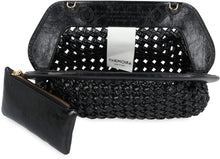 Load image into Gallery viewer, Bios Knots Shiny faux leather clutch
