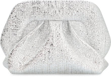 Load image into Gallery viewer, Gea laminated  faux leather clutch
