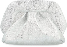 Load image into Gallery viewer, Tia Crumpled Laminated clutch
