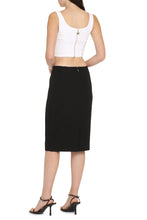 Load image into Gallery viewer, Cropped crepe-de-chine top
