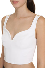 Load image into Gallery viewer, Cropped crepe-de-chine top
