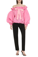 Load image into Gallery viewer, Puffed sleeves blouse
