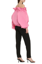 Load image into Gallery viewer, Puffed sleeves blouse
