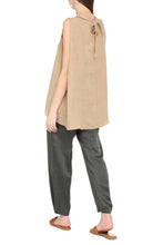 Load image into Gallery viewer, Sleeveless linen top
