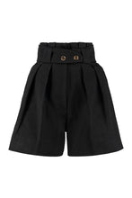Load image into Gallery viewer, High-rise cut-off denim shorts
