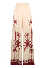 Load image into Gallery viewer, Printed wide-leg trousers
