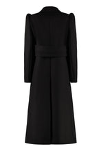 Load image into Gallery viewer, Wool blend double-breasted coat
