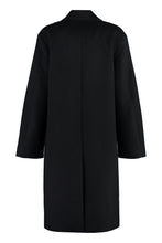 Load image into Gallery viewer, Wool blend double-breasted coat
