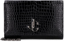 Load image into Gallery viewer, Candy croco-print leather clutch
