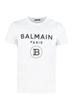 Load image into Gallery viewer, Cotton crew-neck T-shirt
