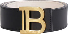 Load image into Gallery viewer, Logo buckle leather belt
