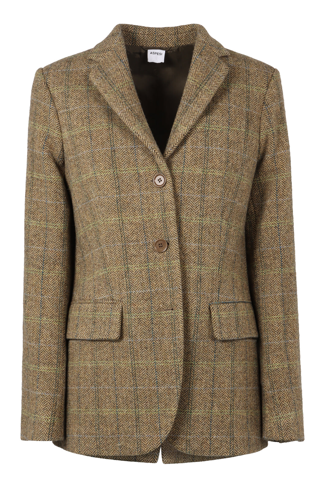 Wool single-breasted blazer