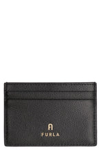 Load image into Gallery viewer, Furla Camelia leather card holder
