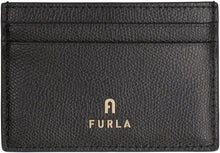 Load image into Gallery viewer, Furla Camelia leather card holder
