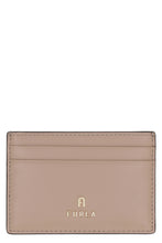 Load image into Gallery viewer, Furla Camelia leather card holder
