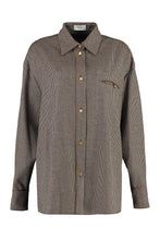 Load image into Gallery viewer, Long sleeve wool blend shirt
