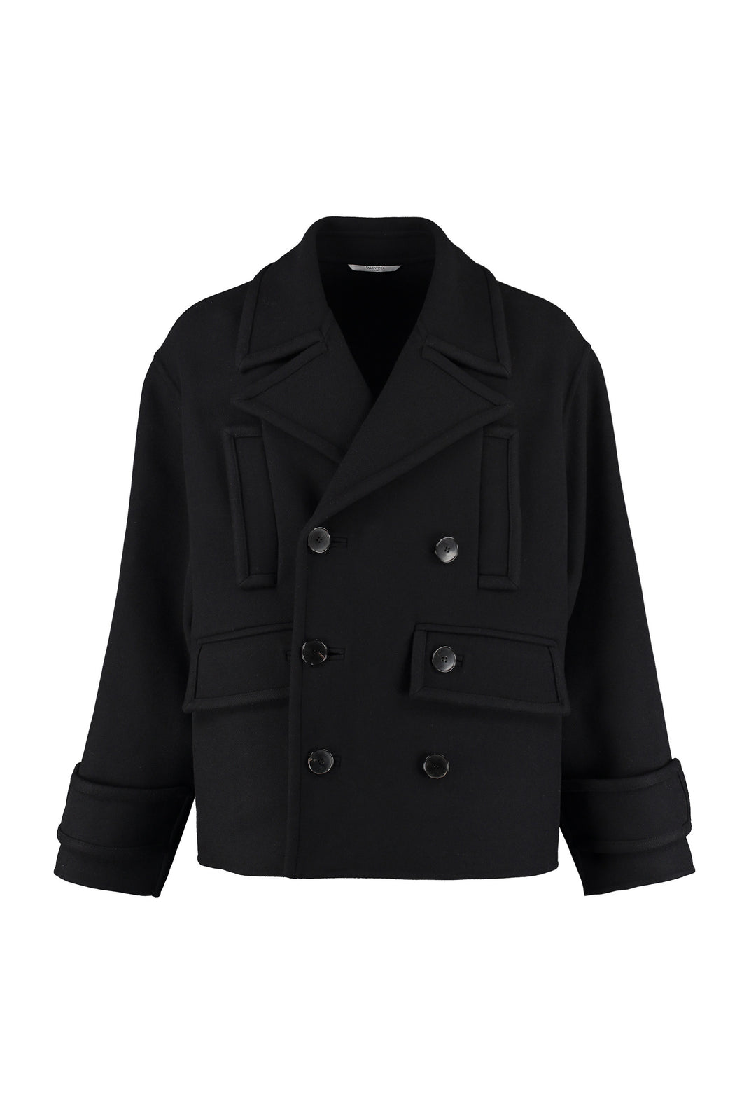 Wool blend coat