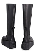 Load image into Gallery viewer, Valentino Garavani - Uniqueform leather knee-boots
