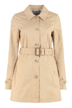 Load image into Gallery viewer, Jessamine short cotton trench coat
