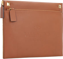 Load image into Gallery viewer, Valentino Garavani - Identity leather flat pouch
