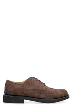 Load image into Gallery viewer, Suede lace-up Derby shoes
