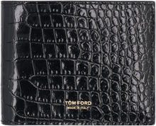 Load image into Gallery viewer, Croco-print leather wallet
